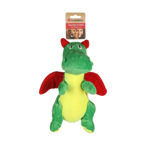 JOUET POUR CHIEN FLAMINGO® RISO DRAGON VERT