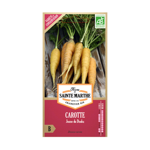 GRAINES CAROTTE JAUNE DU DOUBS BIO