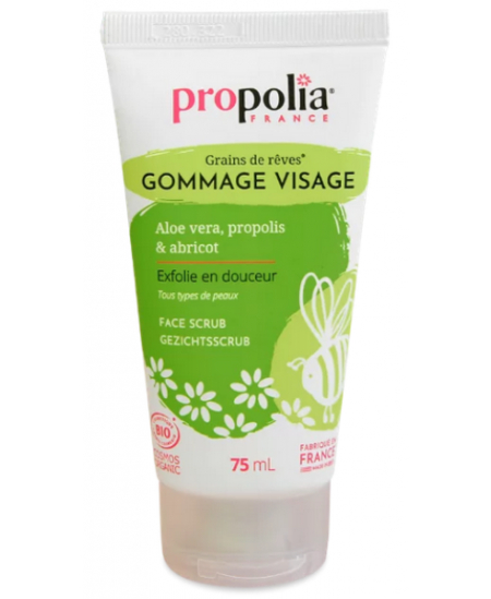 Propolia - Gommage Visage Bio Aloès Abricot et Propolis - 50 ml