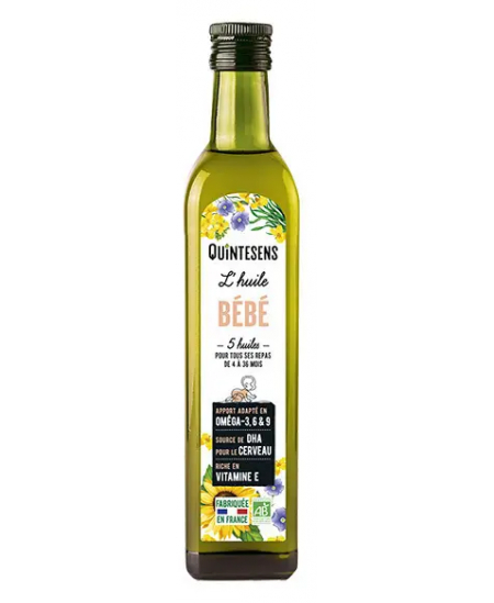 Quintesens - L'huile Bio des Bébés (4 à 36 mois) - 250 ml