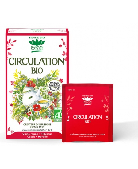 Romon Nature Tisane Circulation bio 20 sachets 32g