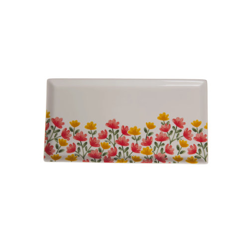 PLAT RECTANGULAIRE 'LOUISE' - 32X17X2CM