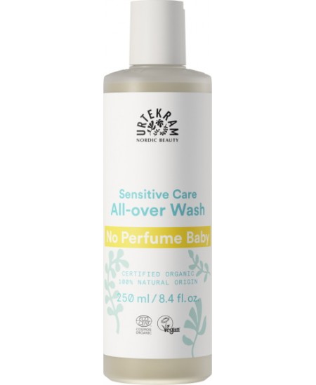 Urtekram - Gel Lavant bébé corps et cheveux sans parfum 250ml