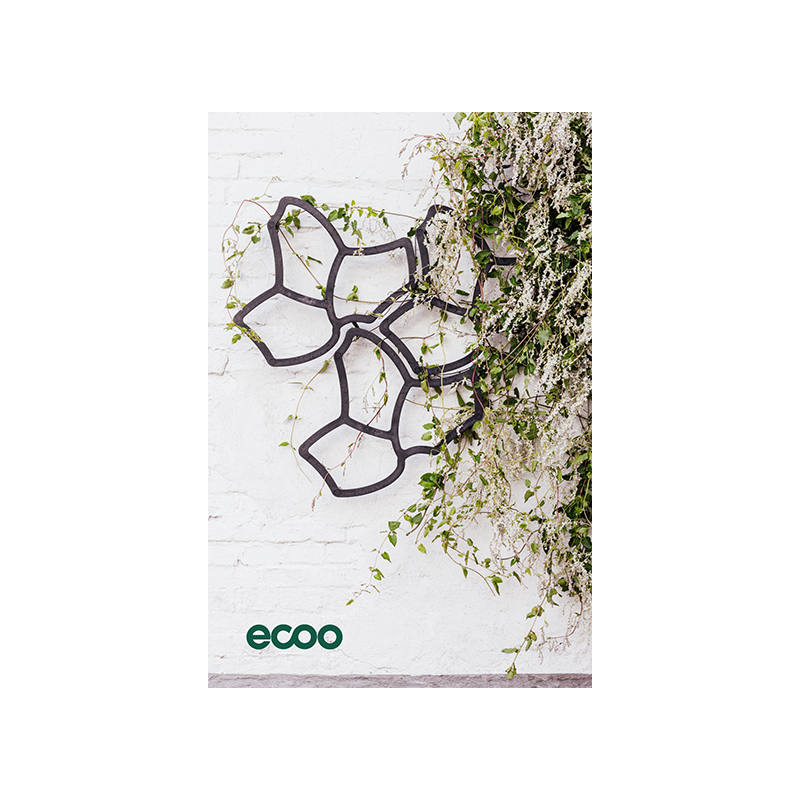 Support mural en plastique recyclé pour plantes - Tessa Flowers