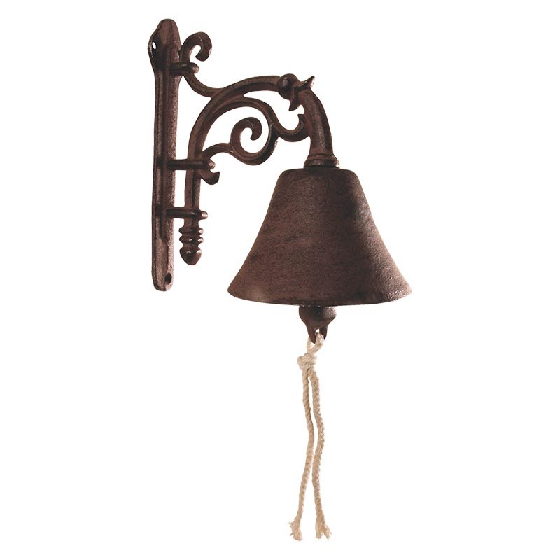 Cloche fonte pour sonnette d'entrée rustique