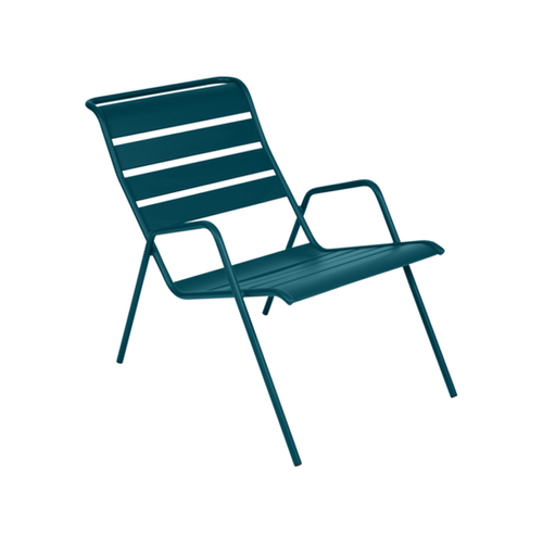 FAUTEUIL BAS MONCEAU BLEU ACAPULCO FERMOB®
