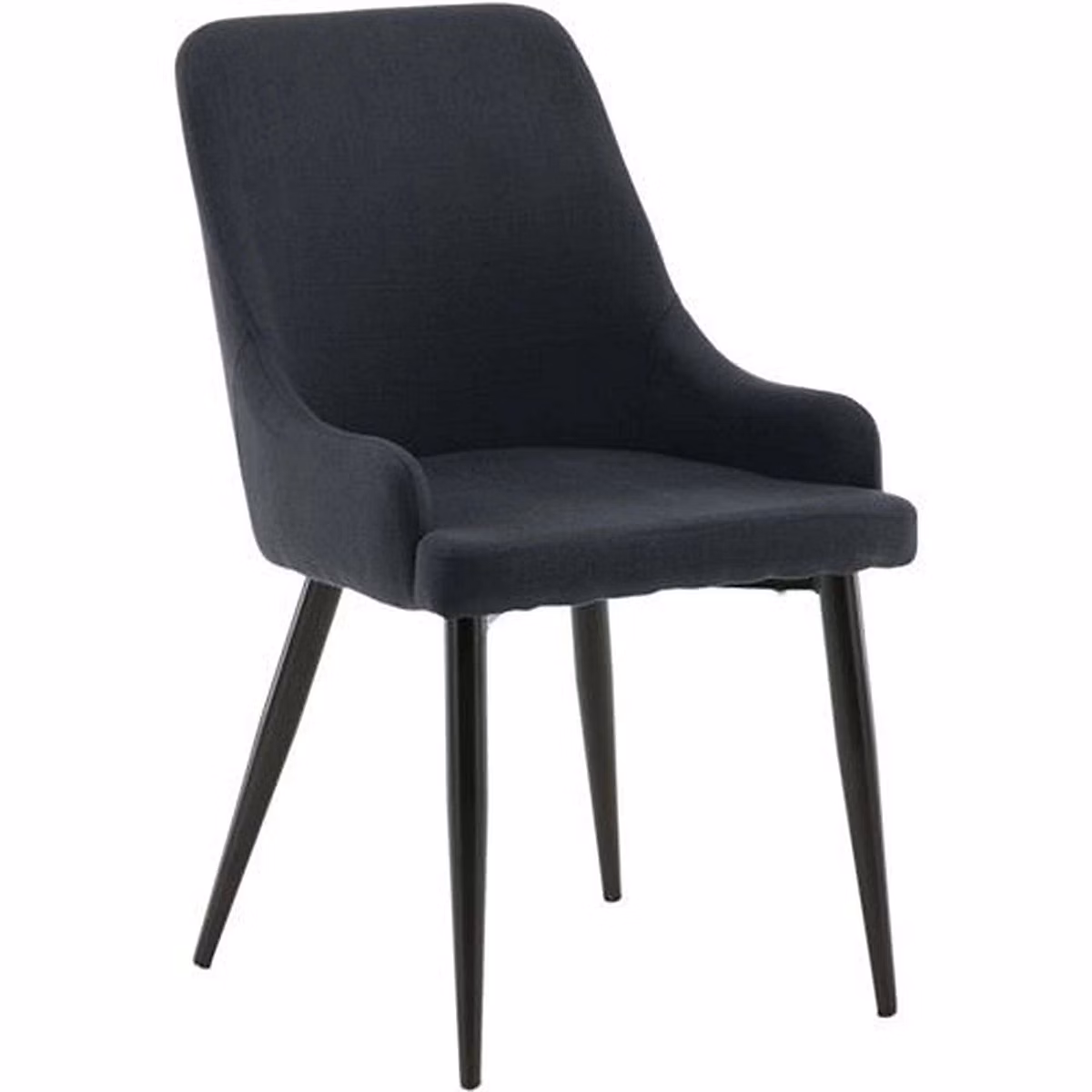 Chaise venture home H. 86 cm non empilable non pliable en acier interieur noir | Chaise