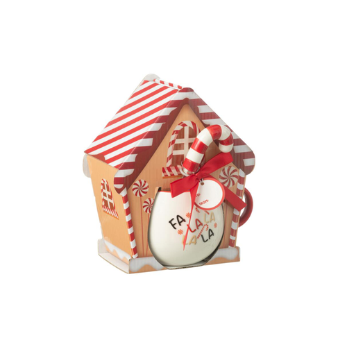 BOIÎTE CADEAU PAIN D'ÉPICE AVEC TASSE & CUILLIÈRE