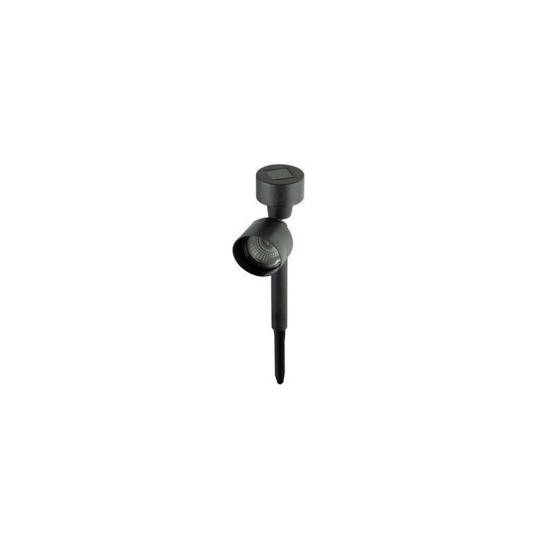 Borne solaire LED tête orientable à planter