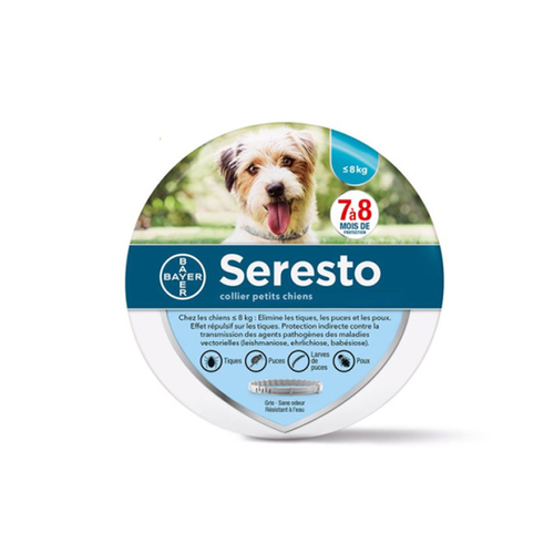 COLLIER ANTIPARASITAIRE POUR PETIT CHIEN SERESTO® - X1