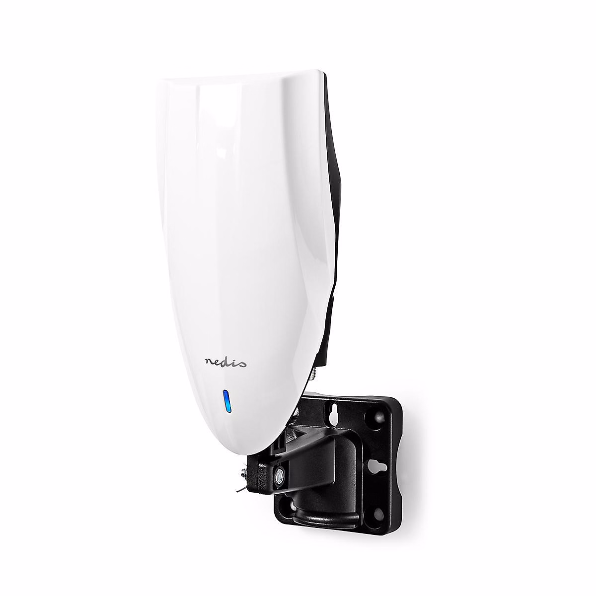 Antenne HDTV d'Extérieur 0 – 50 km Gain de 40 dB FMVHFUHF Blanche NEDIS