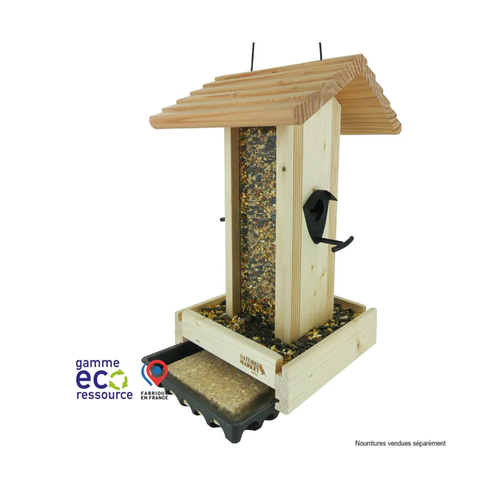 MANGEOIRE À SUSPENDRE POUR OISEAUX 'BISTROT' NATURES MARKET® - 3 POSTES