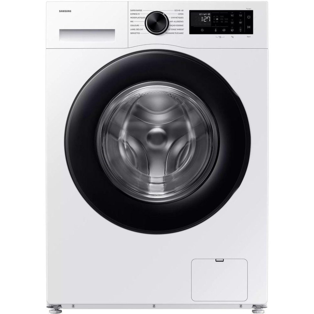 Samsung Lave linge hublot ww11dg5b25ae - 11 kg - 1400 tr/min - classe a - moteur induction - connecté wifi - bespoke ai