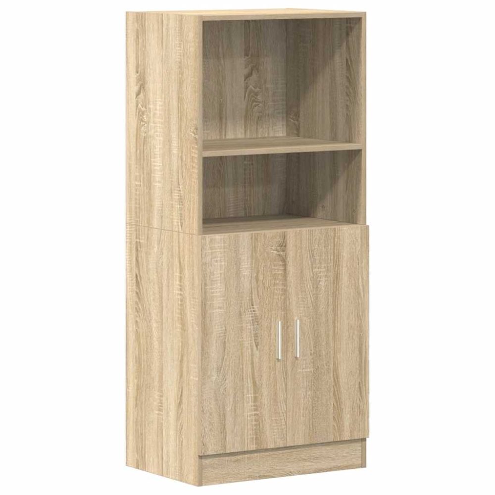 vidaXL Armoire de cuisine chêne sonoma 57x41,5x131,5cm bois ingénierie