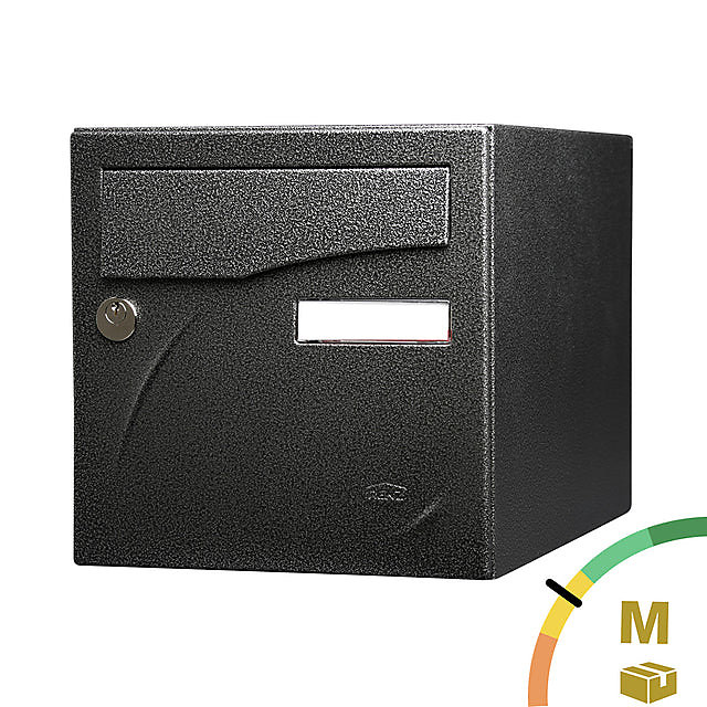 Boite aux lettres Préface 1 porte Noir décor RAL 9005D – Réf. RLPJAAXOO6068789635