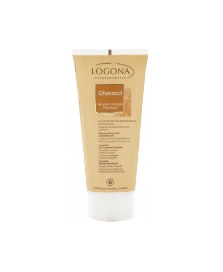 Logona - Ghassoul Gel prêt à l'emploi patchouli - 200 ml