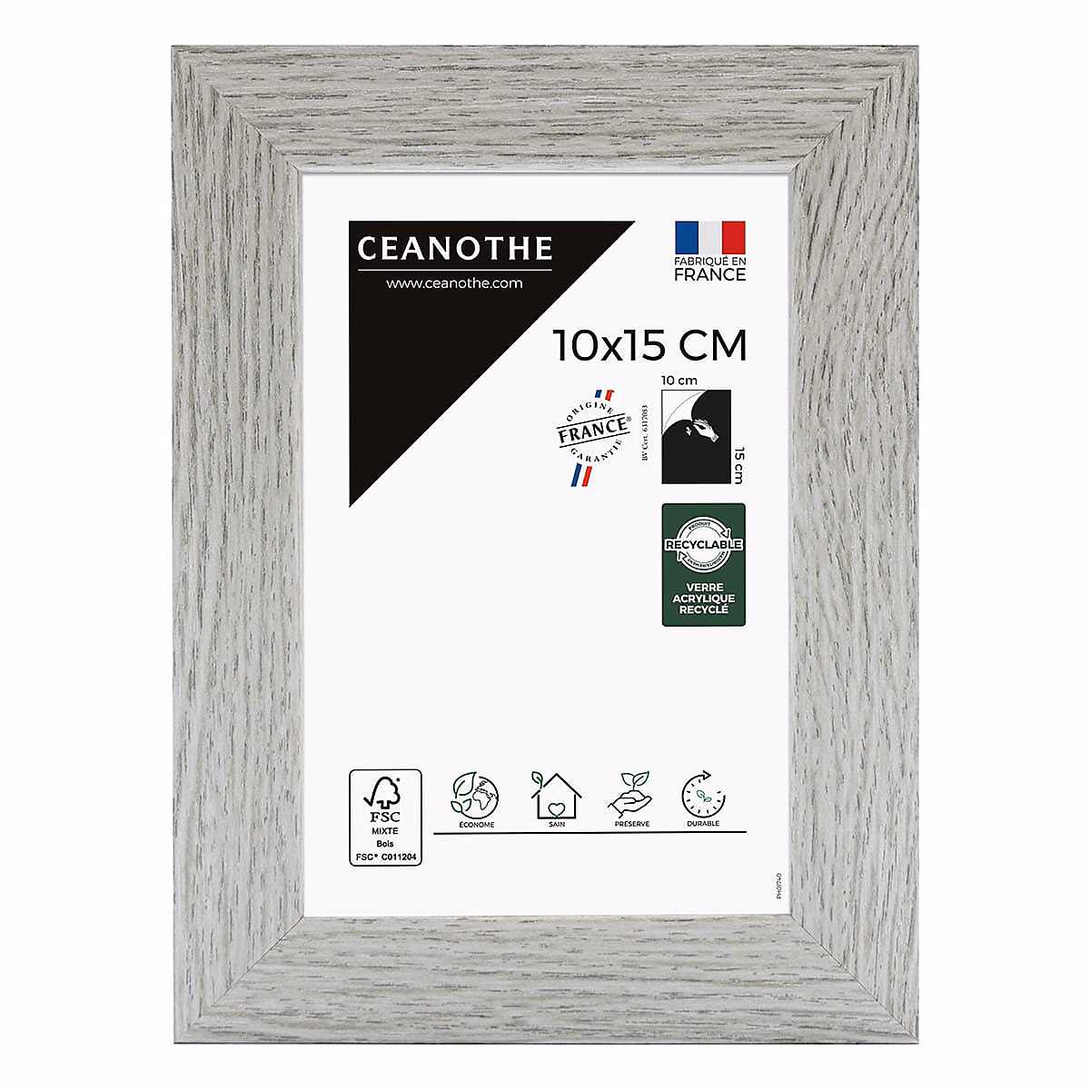Cadre photo australe 10 × 15 cm Fabriqué en France