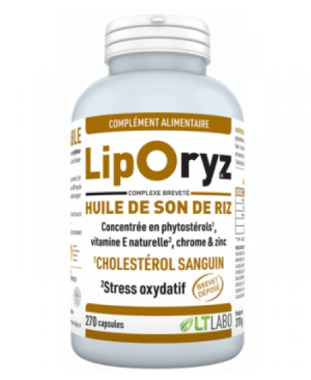 LT Labo - Liporyz Huile de Son de Riz 270 capsules