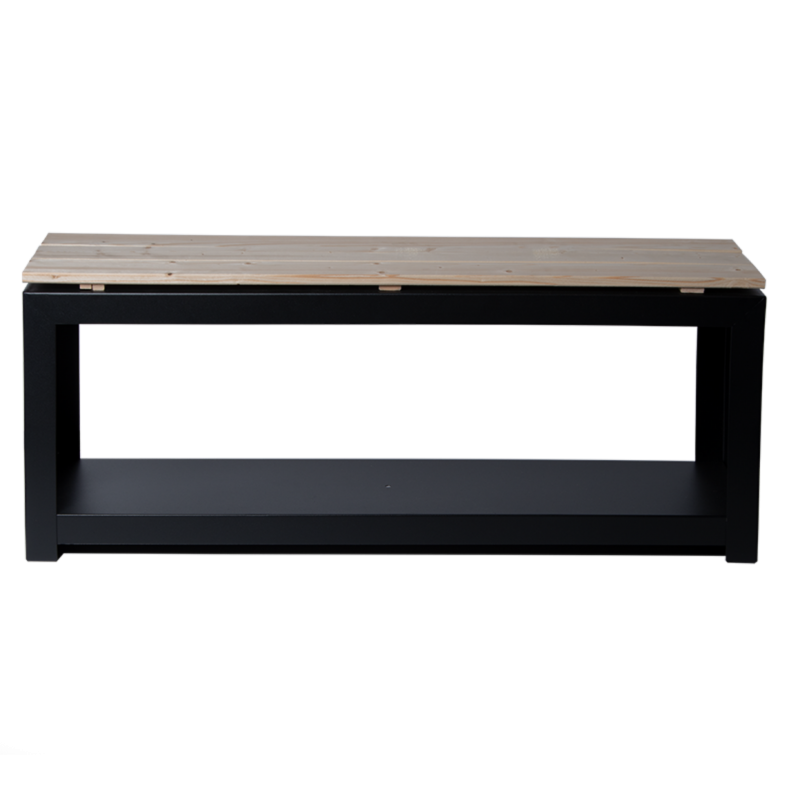 Banc avec range buche