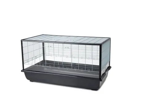 Sélection extérieure：Cage pour rongeur coloris argent et noir en plastique Savic Aura 120 Knock Down - 118 x 64 x 62 cm