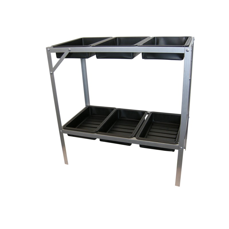 Table pour semis et bouturage - 6 terrines incluses