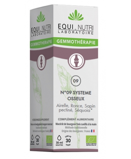 Equi - Nutri - Système Osseux No 09 Bio Flacon compte gouttes 30ml