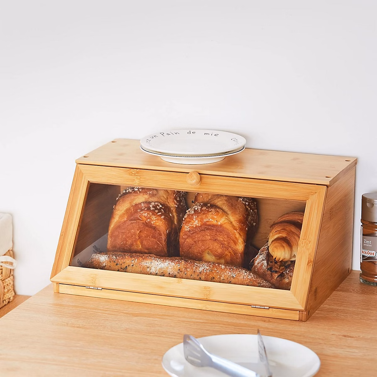 Boîte à pain Eco de rangement de cuisine 39 × 25 × 18 cm
