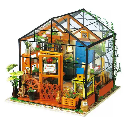 À avoir au jardin：Maison miniature à construire Cathy’s Flower House Rolife - H 27,7 cm