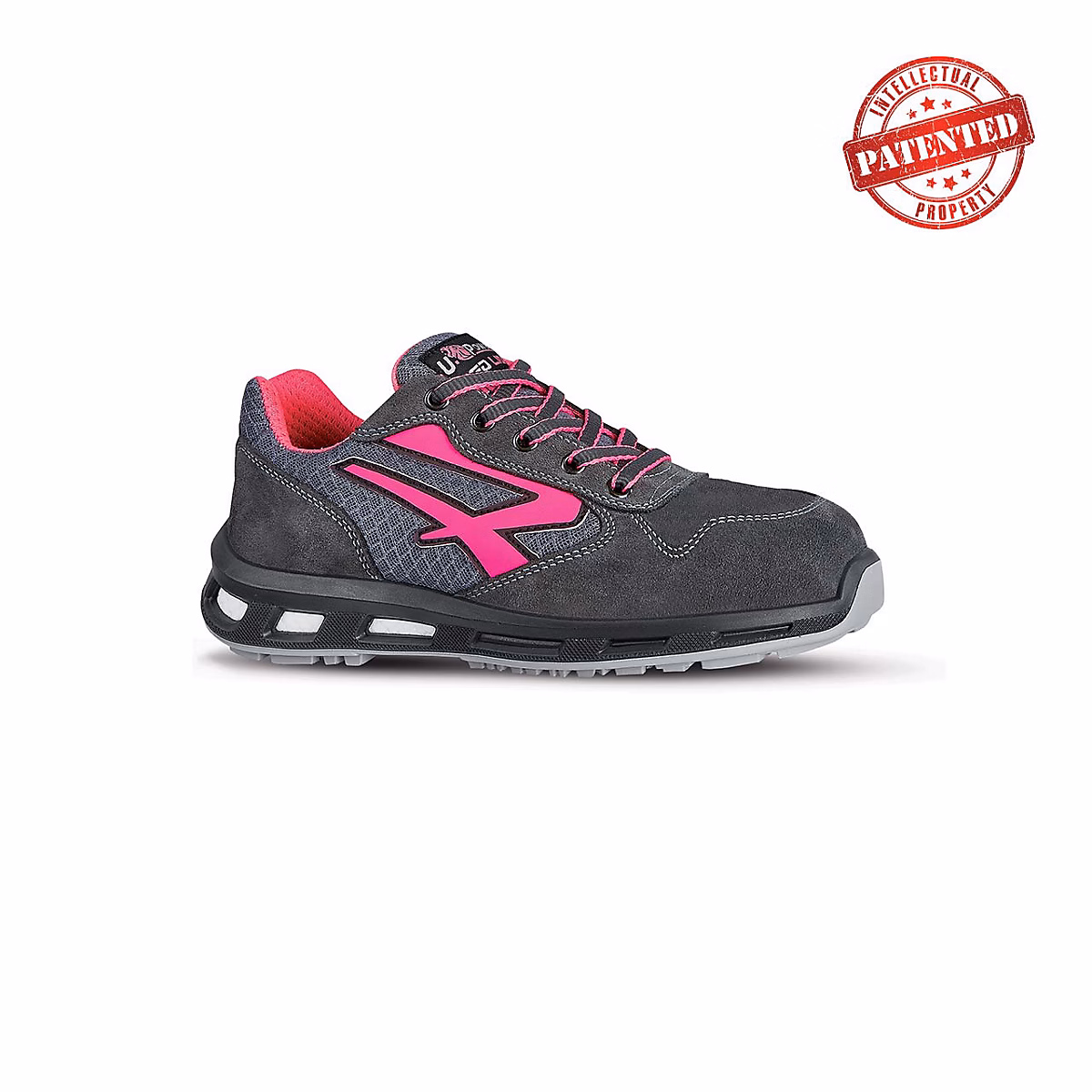 Chaussures de sécurité basses femme Red Lion VEROK S1P SRC RL20216 – gris/rose | taille 35