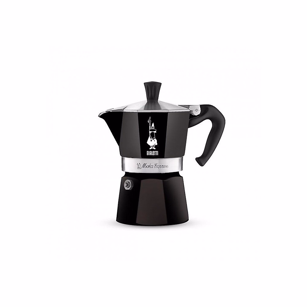 Cafetiere italienne Bialetti Moka Express 3 tasses 100 ml noir aluminium – Réf. AMYYCHCPH8484388739