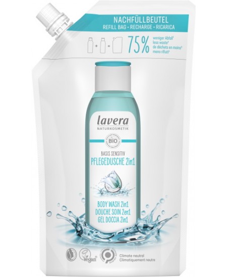 Lavera - Recharge Gel Douche Soin 2en1 basis sensitiv 500 ml