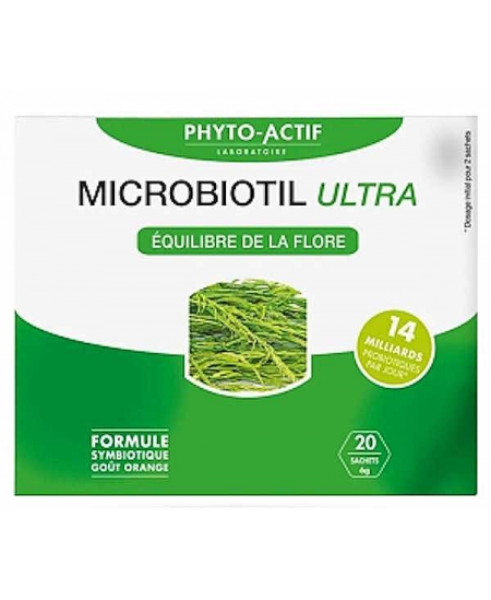 Phyto-Actif - Microbiotil Ultra Bio Ferments Lactiques - x 20 sachets