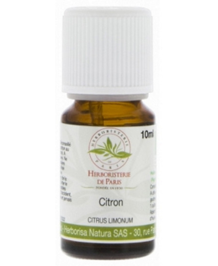Herboristerie De Paris Huile essentielle de Citron Zeste Bio 10ml