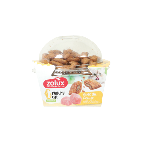 FRIANDISE POUR CHAT 'CRUNCHY CAT' ZOLUX® - POULET - 80G