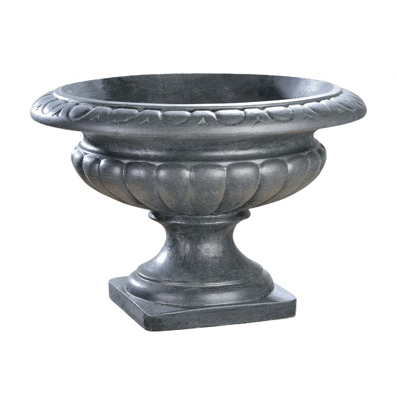 Vase Medicis en béton ciré ardoise