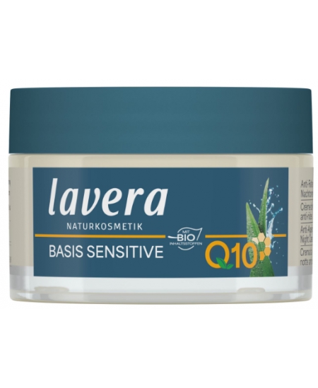 Lavera - Crème de Nuit à la Coenzyme Q10 Basis Sensitiv - 50 ml