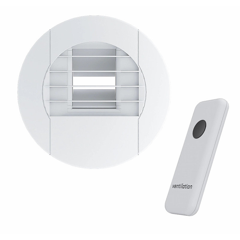 Bouche VMC hygro cuisine appartement piles + télécommande Alizé Blue HCTP – Alizé hygro HCTP03 10-45 105
