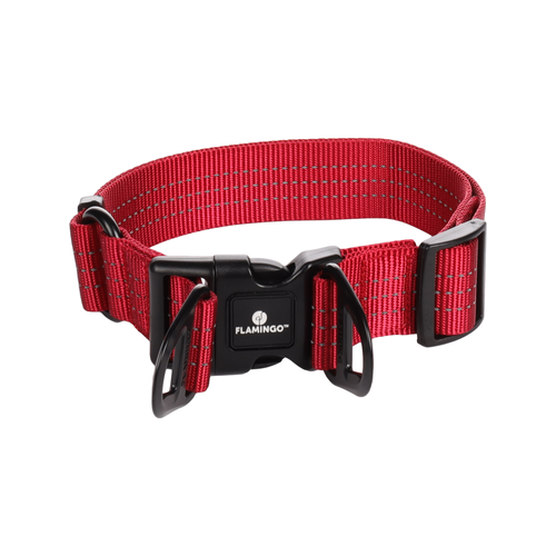 COLLIER ZORBA FLAMINGO® - ROUGE - XL - 55-75CM