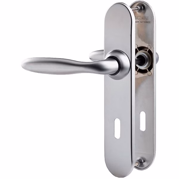 Poignée de porte – Ensemble Opéra BEZAULT Chromé velours Clé L 0512080