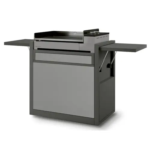 Côté végétal：Chariot Premium 60 fermé en acier Forge Adour 174,5 x 55,6, x 104,2 cm