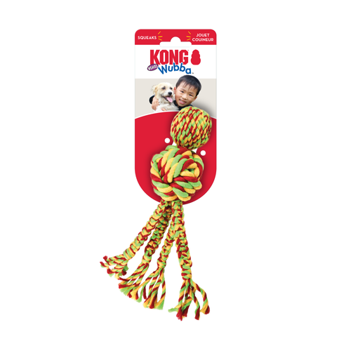 JOUET POUR CHIEN KONG® CORDE WUBBA WEAVES W/ROP