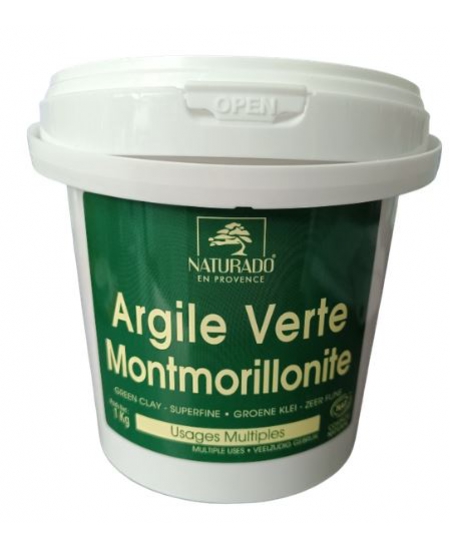 Naturado - Argile surfine verte Montmorillonite - 1 kg
