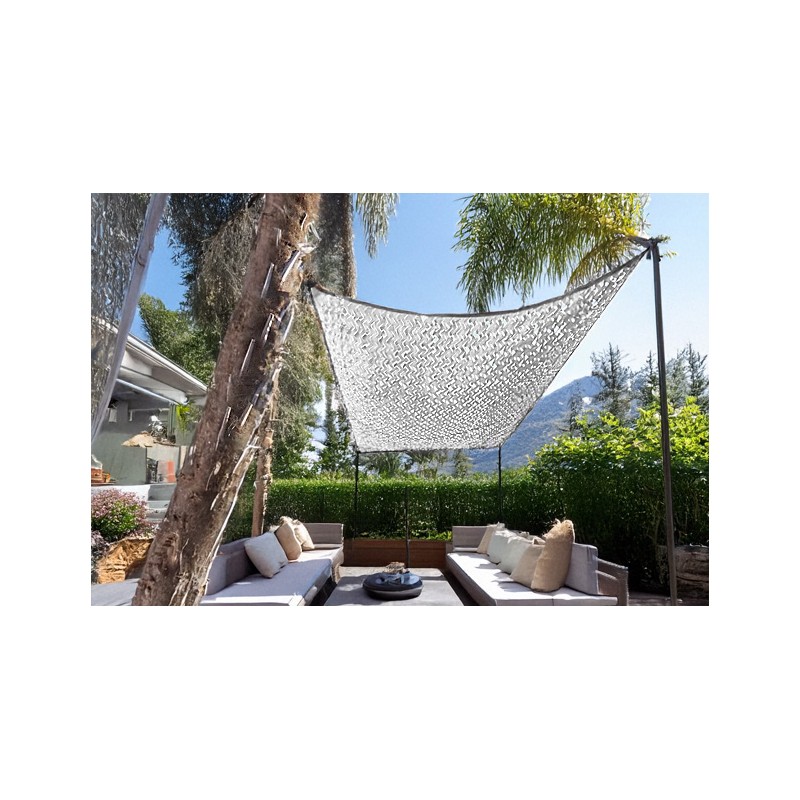 Filet d'Ombrage Effet Camouflage - Rectangle 3 x 2,4 m