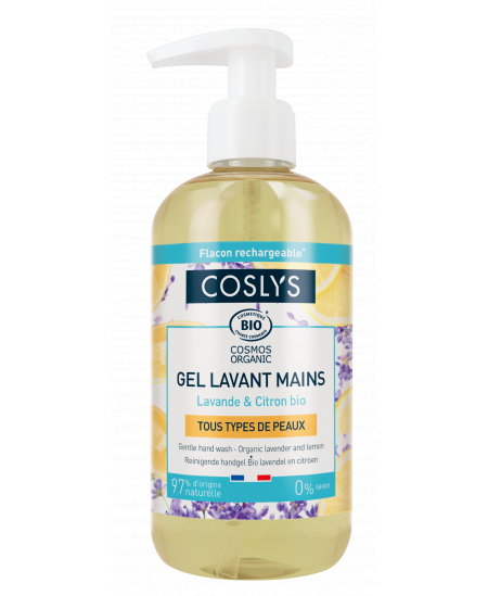 Coslys - Crème lavante mains douceur Lavande Citron - 300 ml