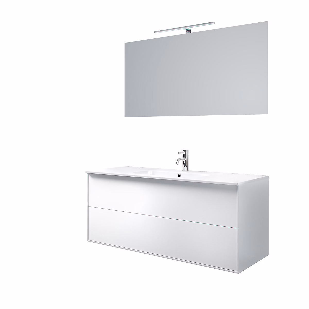 Ensemble de salle de bain 4 pièces IGEA blanc mat – Réf. JMLXCXZHH2294350969