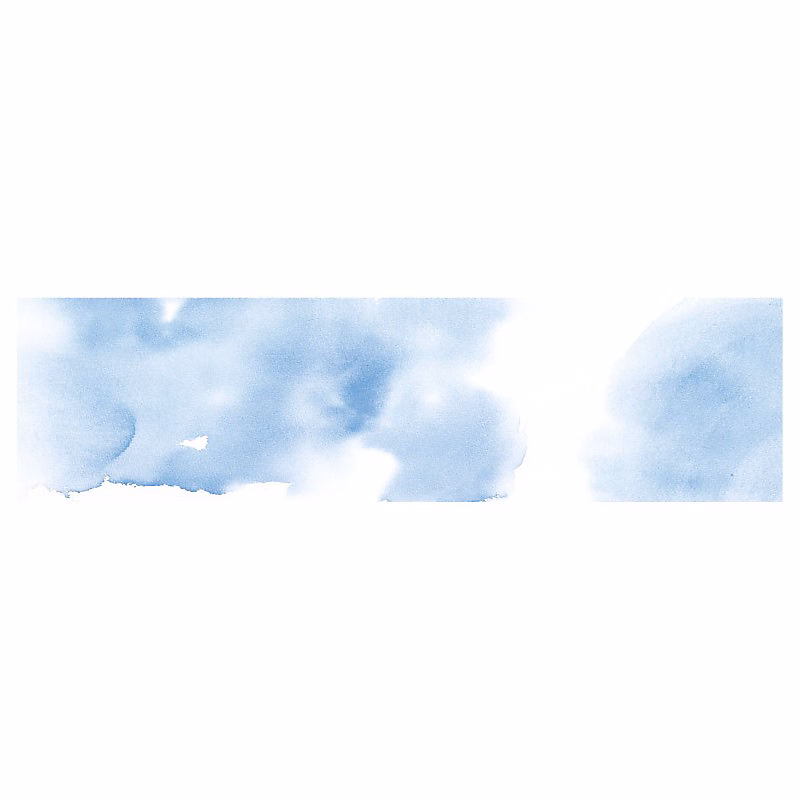Brise vue imprimé NUAGE BLEU | H.0.8 x L.3 m – 100% occultant – Made in France par Scenolia + kit de fixation offert