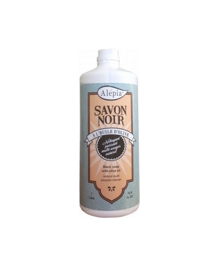 Alepia - Savon Noir liquide ménager Multi Usages - 1L