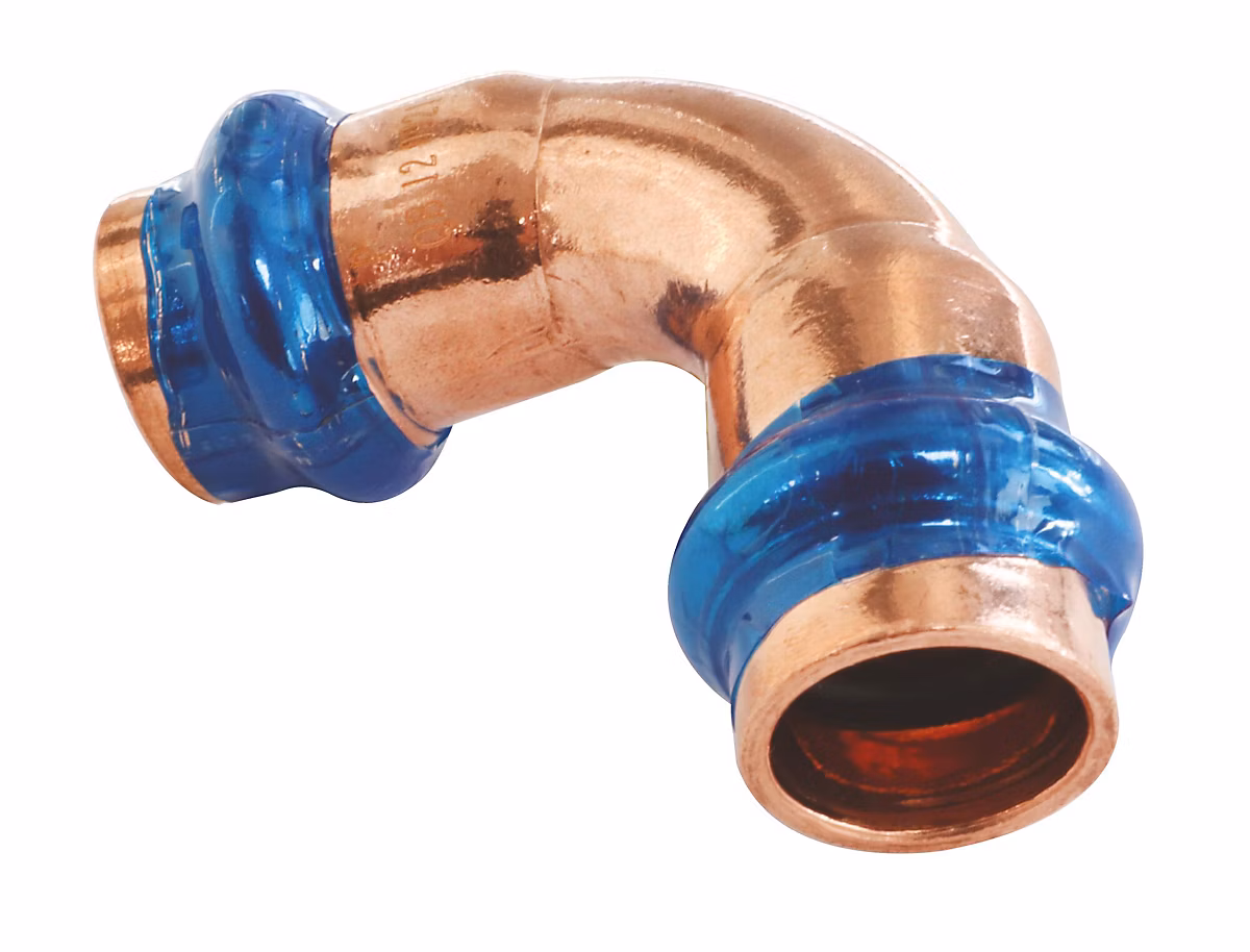 Tube et raccord cuivre – Courbe 90° cuivre à sertir FF Ø12 Somatherm for you