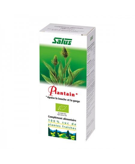 Salus - Suc de plantes Bio plantain - Flacon 200 ml