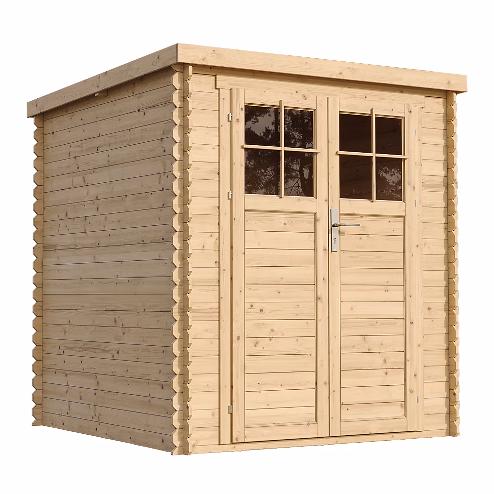 Abri de jardin en bois – porte verrouillable de haute qualité, 3.53 m2 M309F, Timbela